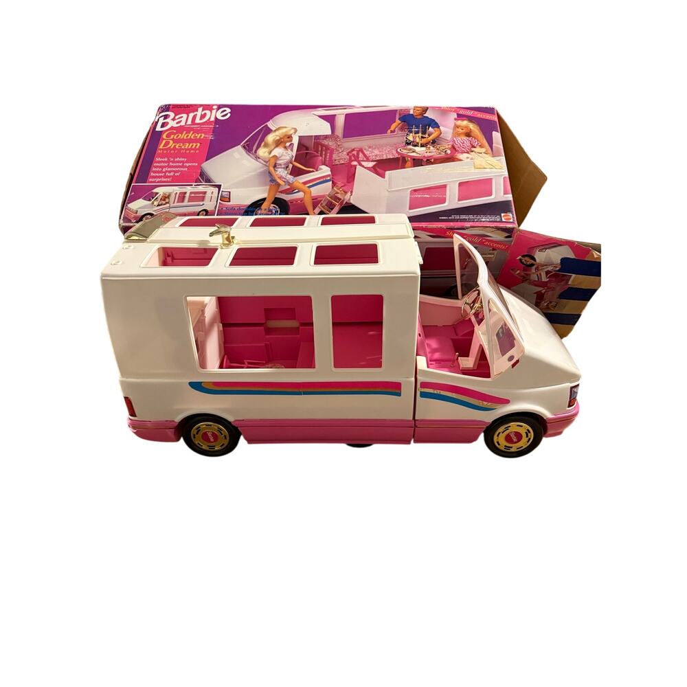 1988 Barbie golden dream motor home with trail rider